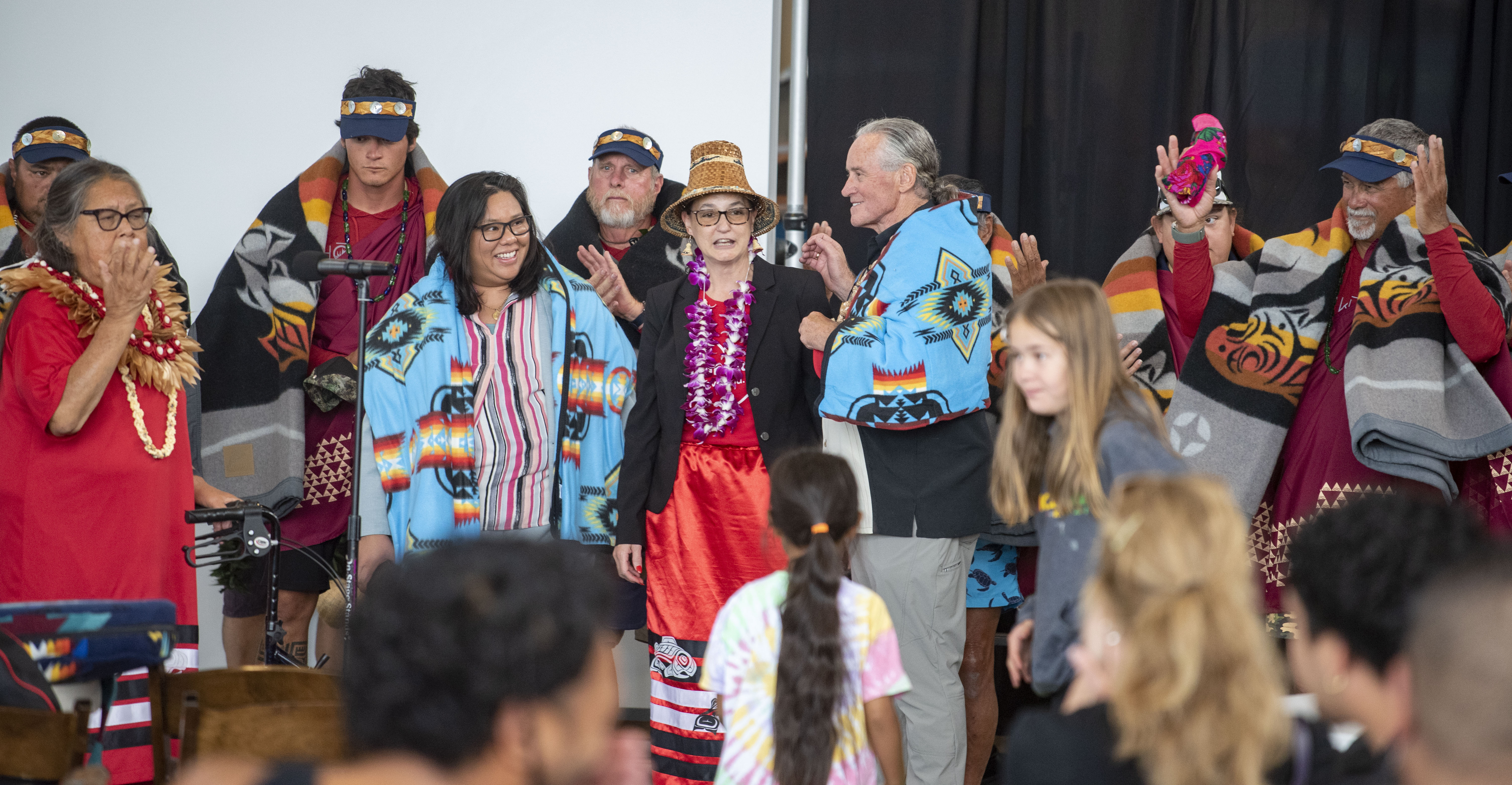 The Hōkūleʻa was welcomed with a day of ceremony and celebration.