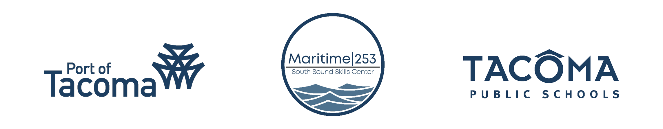 Port, Maritime|253 and TPS logos