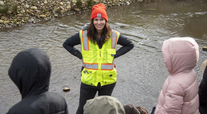 Port of Tacoma Biologist, Kristin Evered