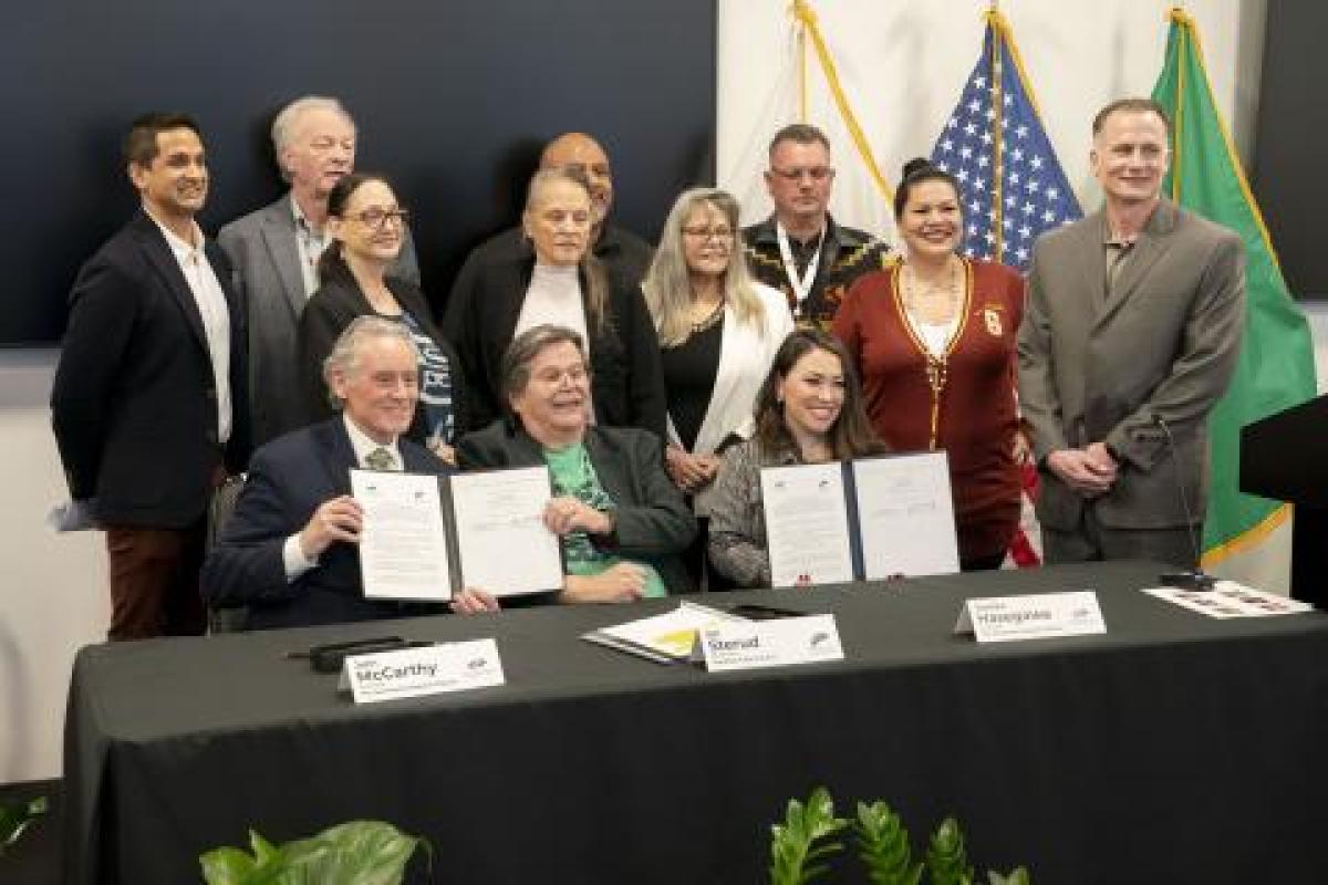 Puyallup Tribe, The Northwest Seaport Alliance announce historic partnership to expand capacity of the PNW Maritime Gateway