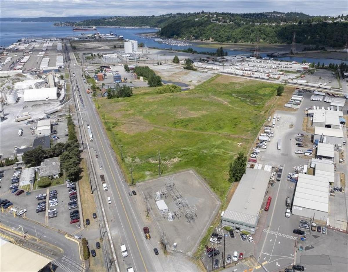 Aerial view of the Saxum Investment, LLC lease property.