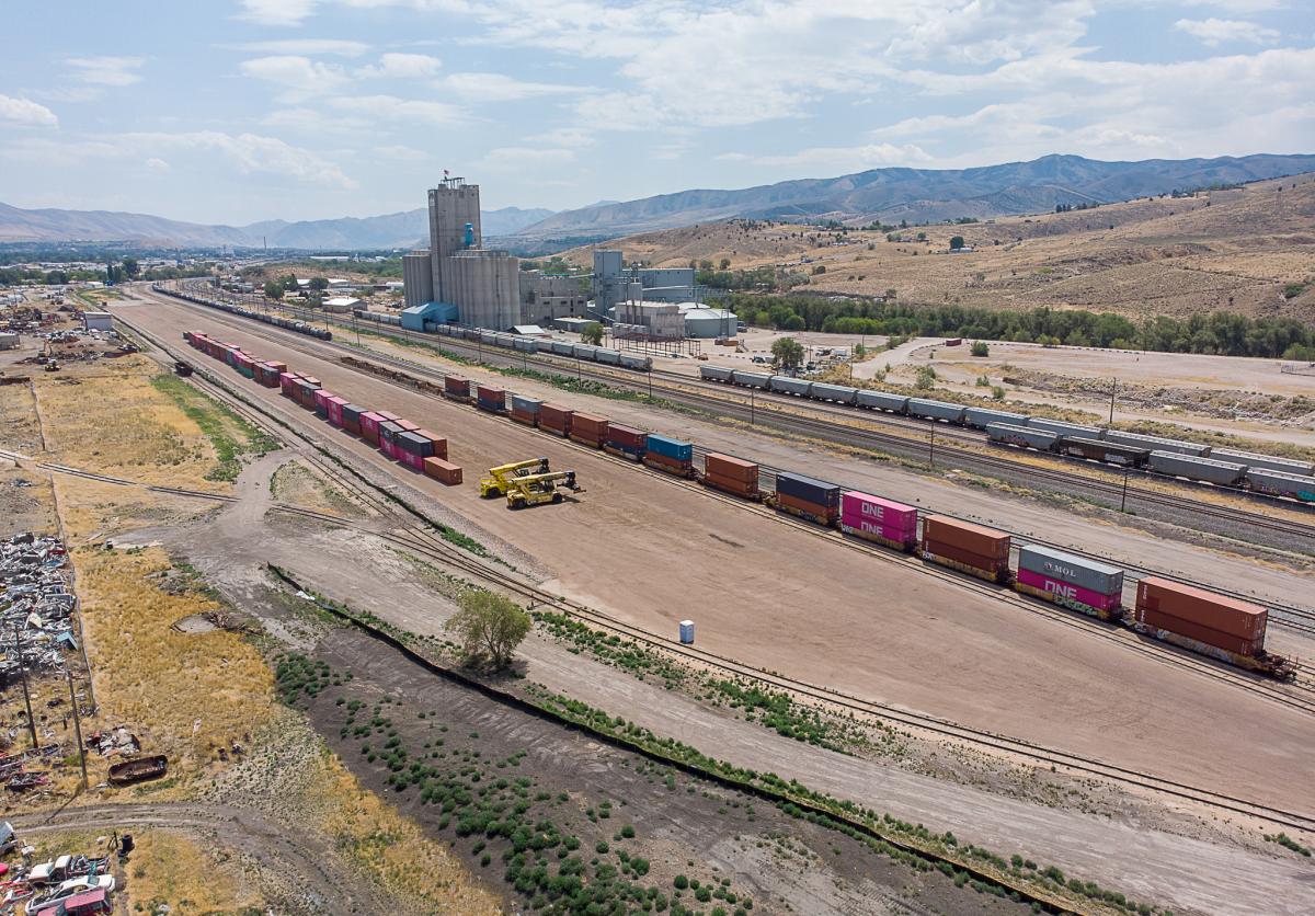 Pocatello rail yard completed