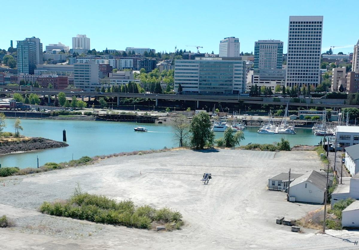 Photo of proposed location of new Port Maritime Center
