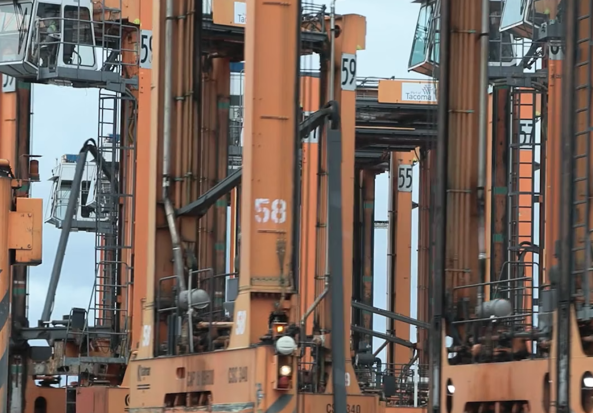 Image of orange electrical equipment